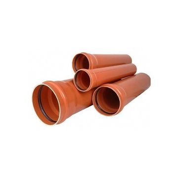 Труба ПВХ канал.  наружн. оранж.