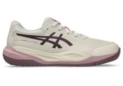 Детские Кроссовки теннисные  Asics Gel-Resolution X GS - soft oat/dark aubergine