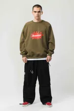 Толстовка Codered крюнек Firm Wide Chanel Зеленая Война