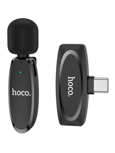 Микрофон петличка Type-C hoco L15 беспроводной
