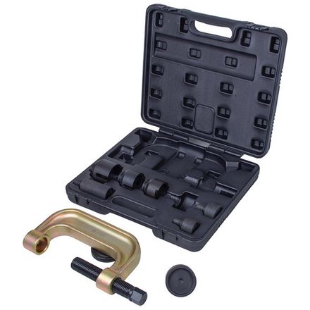 Цена на МАСТАК (110-20008C) Набор оправок для монтажа и демонтажа сайлентблоков MB, кейс, 8 предметов
