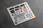 COMBO KAMAZ 65115 Details and Floor mats EVA with splash guards for Zvezda 43006 1/43 (3D decal)