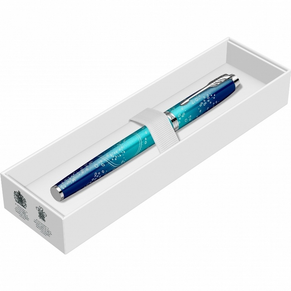 Перьевая ручка Parker IM Royal SE The Last Frontier Deep Sea CT, перо: F, цвет чернил: blue, в подарочной упаковке.