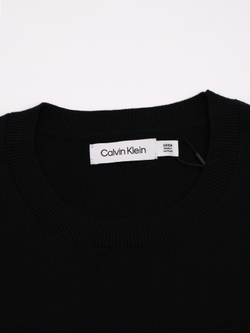 Свитер Calvin Klein Smooth Cotton Monogram Logo Black