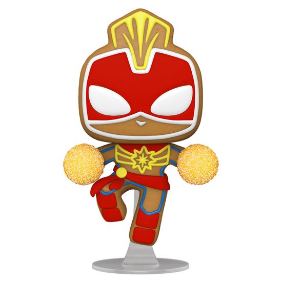 Фигурка Funko POP! Bobble Marvel Holiday Gingerbread Captain Marvel (936) 50661