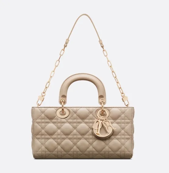 Сумка Dior Lady D-joy бежевый