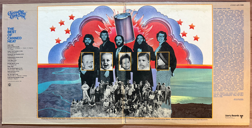 Canned Heat ‎– The Canned Heat Cook Book (США 1969г.) Т