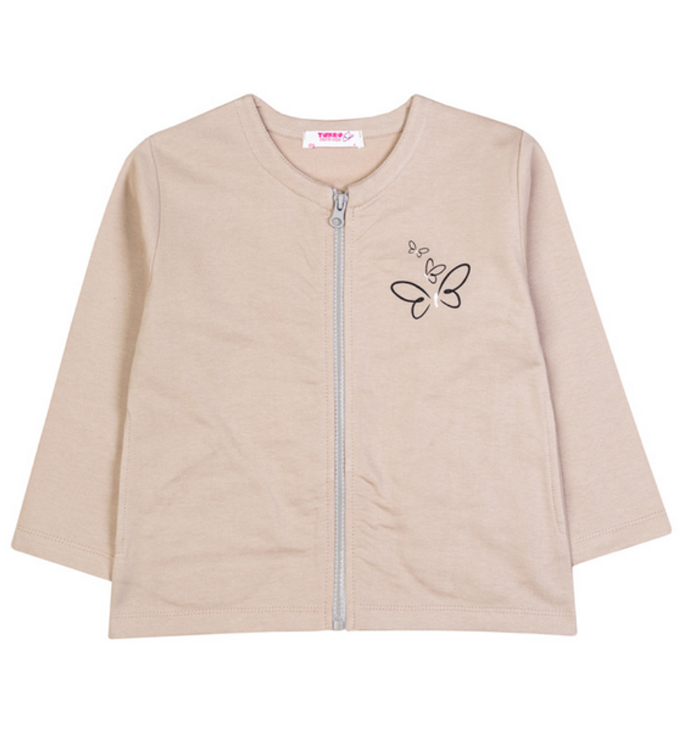 Джемпер д/девочки M1147FN-3/6 р.98 бежевый (Такро)