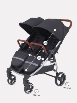 Коляска детская для близнецов MOWBaby "Tandem" MB170