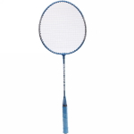 Бадминтон в наборе B-300, 3 предмета: 2 металлические ракетки 65 см, чехол (синий)