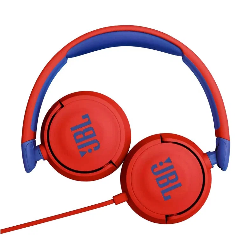 Проводные детские наушники JBL JR310 Red