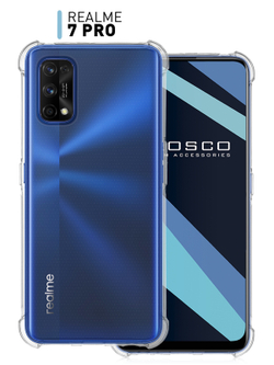 Чехол ROSCO для realme 7 Pro оптом (арт. RM-7PRO-HARD-TPU-TRANSPARENT)
