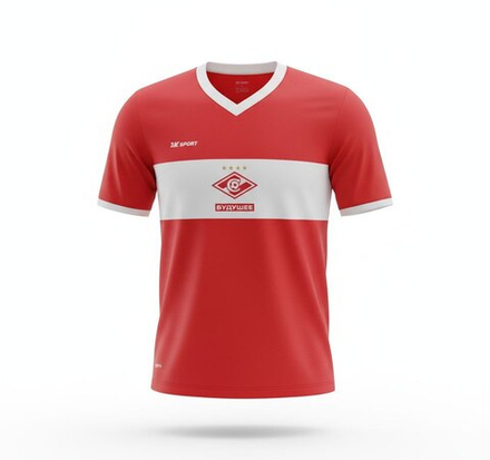 ФУТБОЛКА ИГРОВАЯ 2K SPORT CLASSIC III С ПОЛОСОЙ, КРАСНЫЙ ЦВЕТ, ДЕТСКАЯ