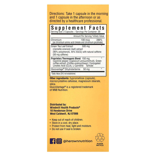 Her Own, Burn, 60 капсул