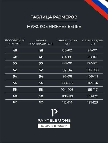 Трусы мужские боксеры для больших мужчин Pantelemone PMHB-071, темно-синий