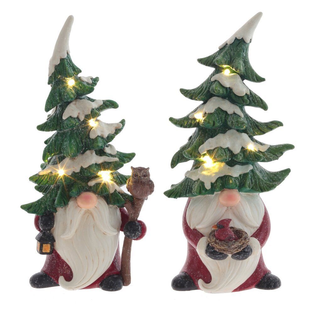 GAEM Фигурка декоративная "Лесной Гном" (посдвет, ААх2 н/п), L16 W12,5 H31 см, 2в.