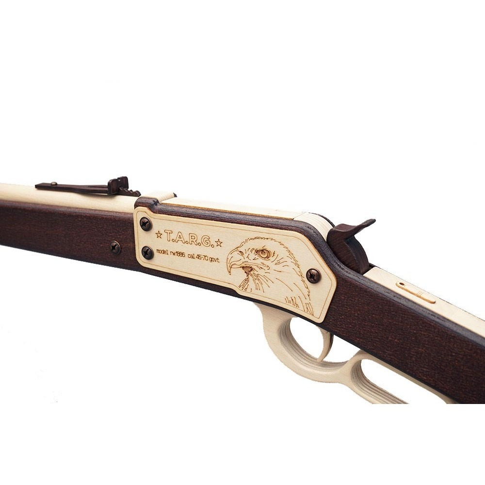 Винчестер Rebel от TARG - деревянный конструктор, сборная модель оружия из дерева и фанеры, 3d пазл