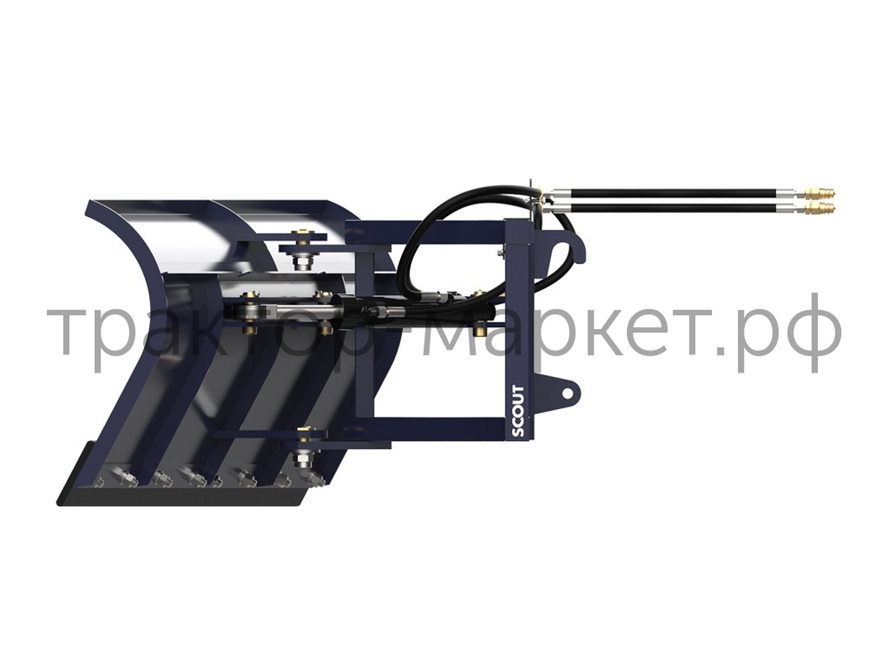 Отвал гидроповоротный СКАУТ BX-220 под еврорамку