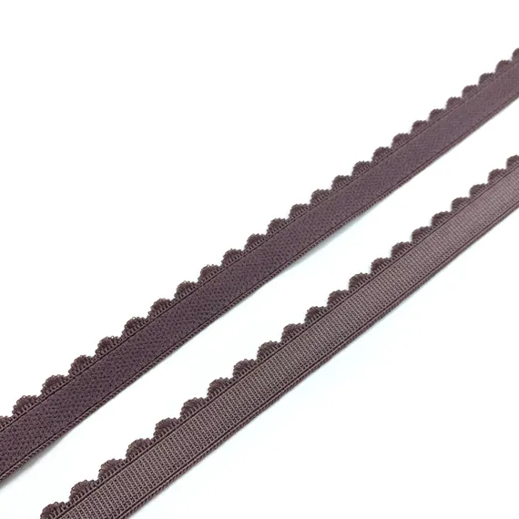 Резинка отделочная кофе 12 мм (цв. 738), 605/12