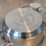 Кастрюля 1,5л нерж, индукция, "Daniks" Оптима GS-01201-16CA