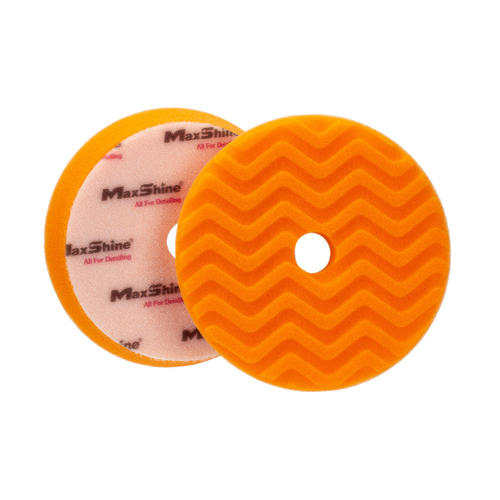 Универсальный поролоновый полировальный круг AIO MaxShine, 150-165*25 мм, волнистый, 2091150O