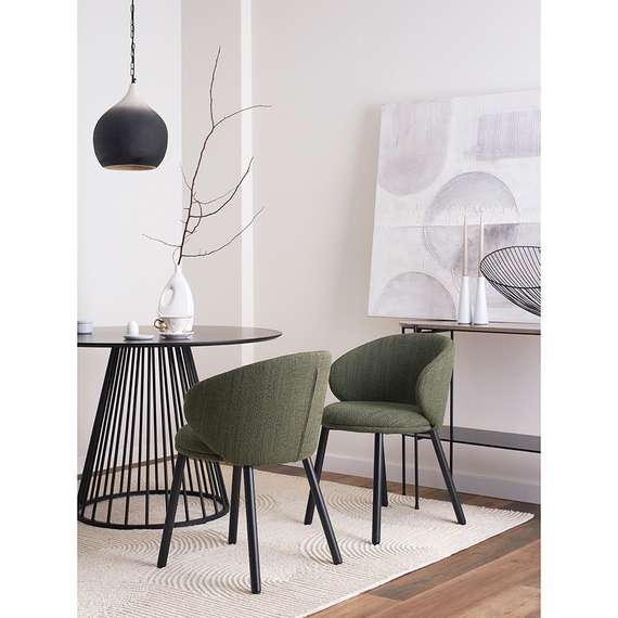 Стул Comfy, зеленая рогожка