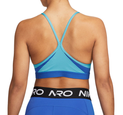 ТОП теннисный Nike Indy Bra V-Neck - baltic blue/game royal/game royal/white