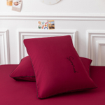 КПБ Однотонный Сатин Вышивка CH022, 1.5 спальный, наволочки 70-70 2 шт