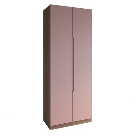 МС Роза Шкаф 900 Орех Франклин/Тренто Пудра скин