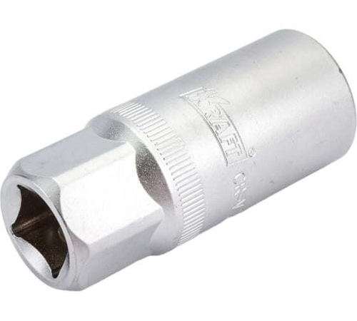 Головка торцевая свечная 1/2" Kraft (21мм)