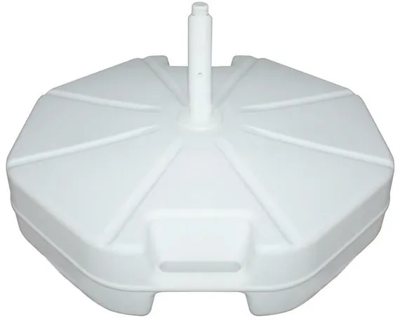 Зонт пляжный с базой на колесах Kiwi Clips&Base, 200х200 см, бежевый