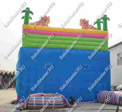 Коммерческий батут "Тигриная страна 2" 10*6*6 м