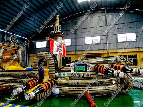 Надувной корабль "Пират Черная Борода"