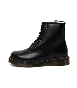 Dr.Martens Vegan 1460 Faux Fur Lined Lace Up Black Norfolk Vegan