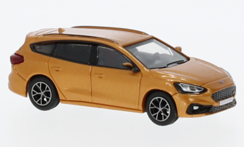 Автомобиль Ford Focus Turnier ST-Line, оранжевый (металлик), 2020, 1:87