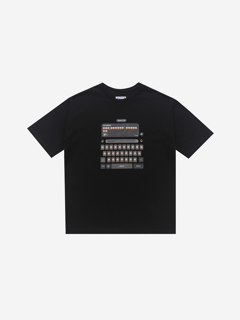 Футболка RUFF "Keyboard" Черный
