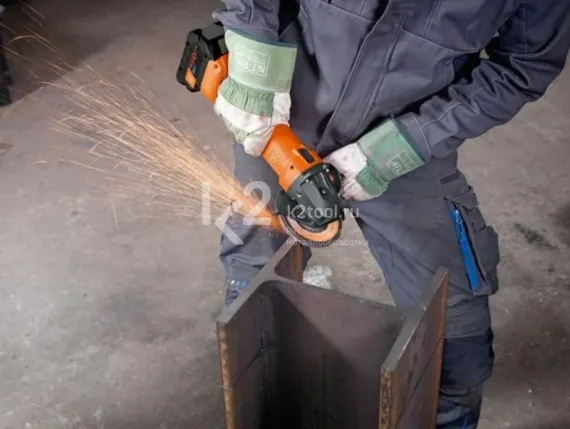 Аккумуляторная углошлифовальная машина Fein CCG 18-115-10 AS