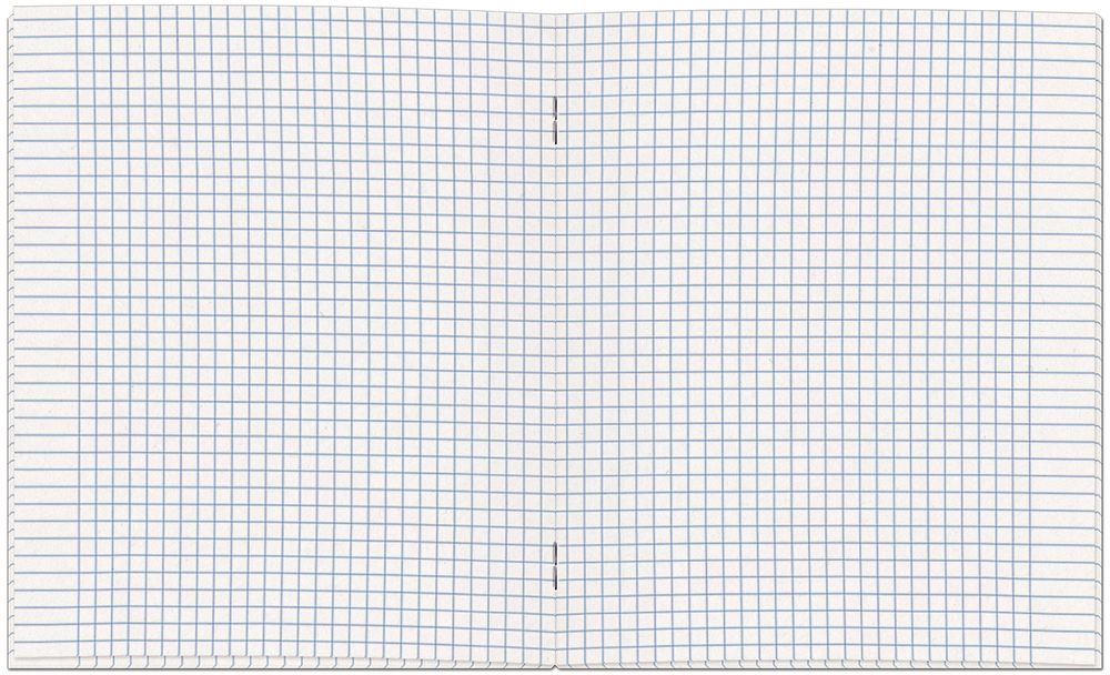 Тетрадь общ. 48л., БУМВИНИЛ синий, блок - типографская бумага 60 г/квм, белизна 70%