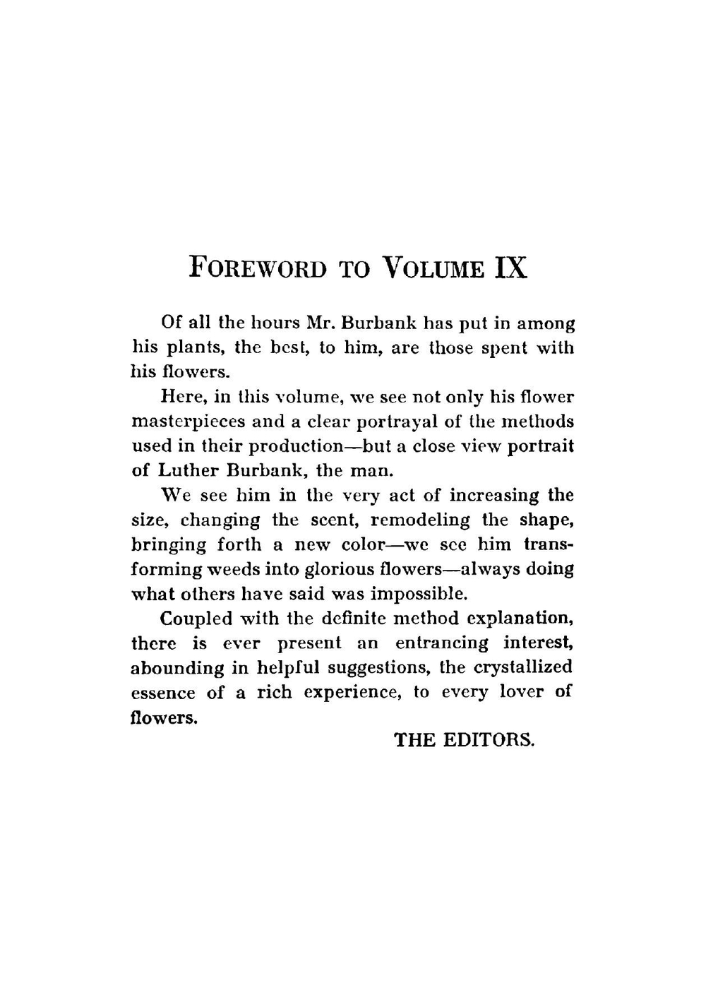 Luther Burbank: His methods and discoveries and their practical application. Volume 9 | Luther Burbank