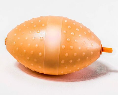 Телесная груша с двумя клапанами (Цвет: телесный)