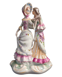 Фарфоровая статуэтка "Гадание цыганки" Киевский ЭКХЗ