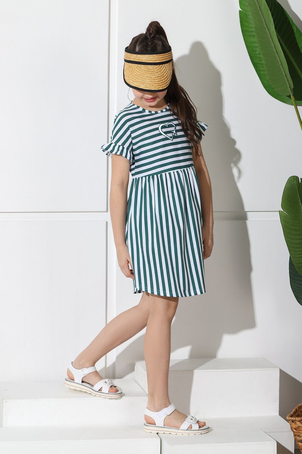 Платье для девочки Лагуна-1 Виотекс ЗЕЛЁНЫЙ