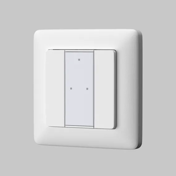 Кнопочная настенная панель 2-х клавишная DALI Lighting control 721039