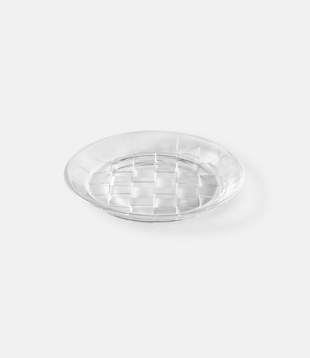 HMM Woven Plate Clear — тарелка из переработанного стекла