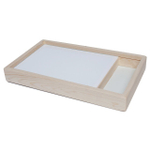 Планшет для рисования песком Нолик с отсеком, песком и подсветкой, 34х56х7 см