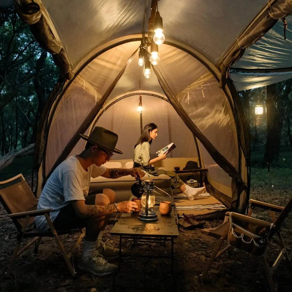 Лампочка Naturehike NH21ZM002 (Wood grain Milk froth lamp-USB type)