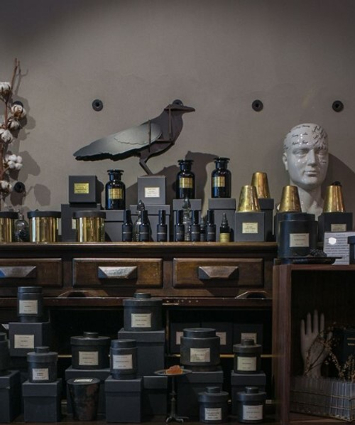 Свеча ароматическая Terre noire MAD et LEN воск/металл/white 300g