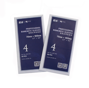 Холдер для хранения банкноты 70х160 мм №4, 50 шт в упаковке PCCB