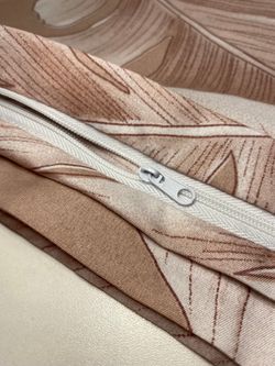 Постельное белье полисатин Simple House "Felce" 1,5-спальный на молнии Наволочка 50х70 см 1 шт Простынь на резинке 90х200 см Пододеяльник 145х215 см