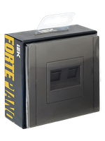 FORTE&PIANO Розетка компьютерная двойная RJ45 кат.5E FP533 сталь IEK